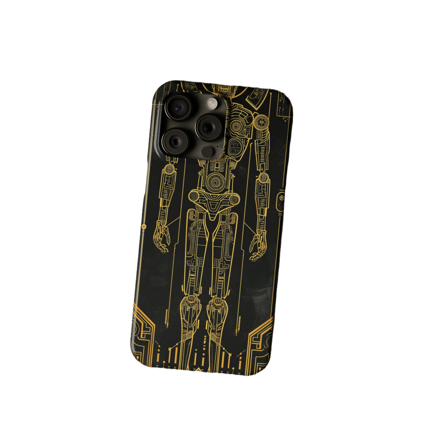 AstroMech Oracle: Sci-Fi Futurist Tarot Phone Case