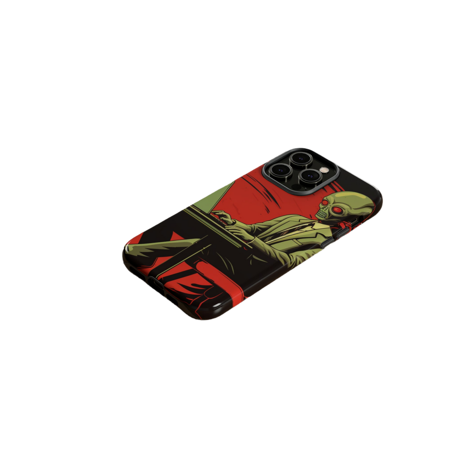 Deep Space: Invasion Detected Alien Tough Phone Case