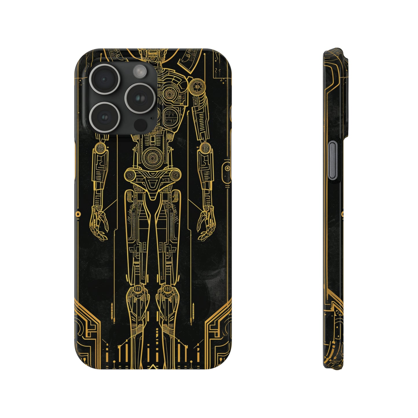 AstroMech Oracle: Sci-Fi Futurist Tarot Phone Case