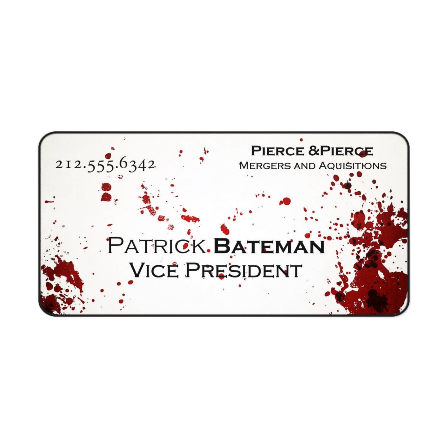 Bloody American Psycho Patrick Bateman Business card