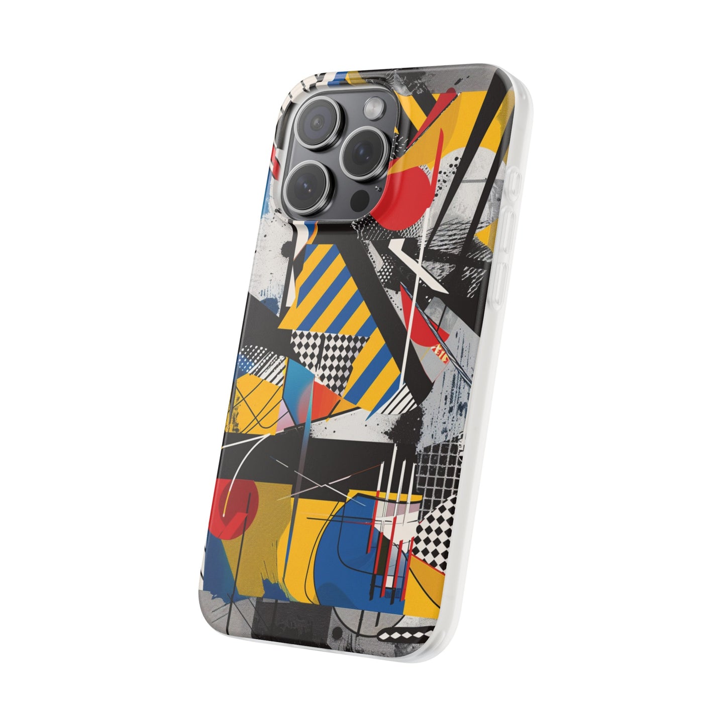 Vibrant Canvas: Cool Abstract Flexi Case