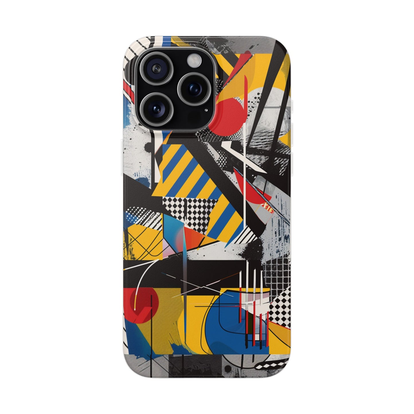 Vibrant Canvas: Cool Abstract Flexi Case