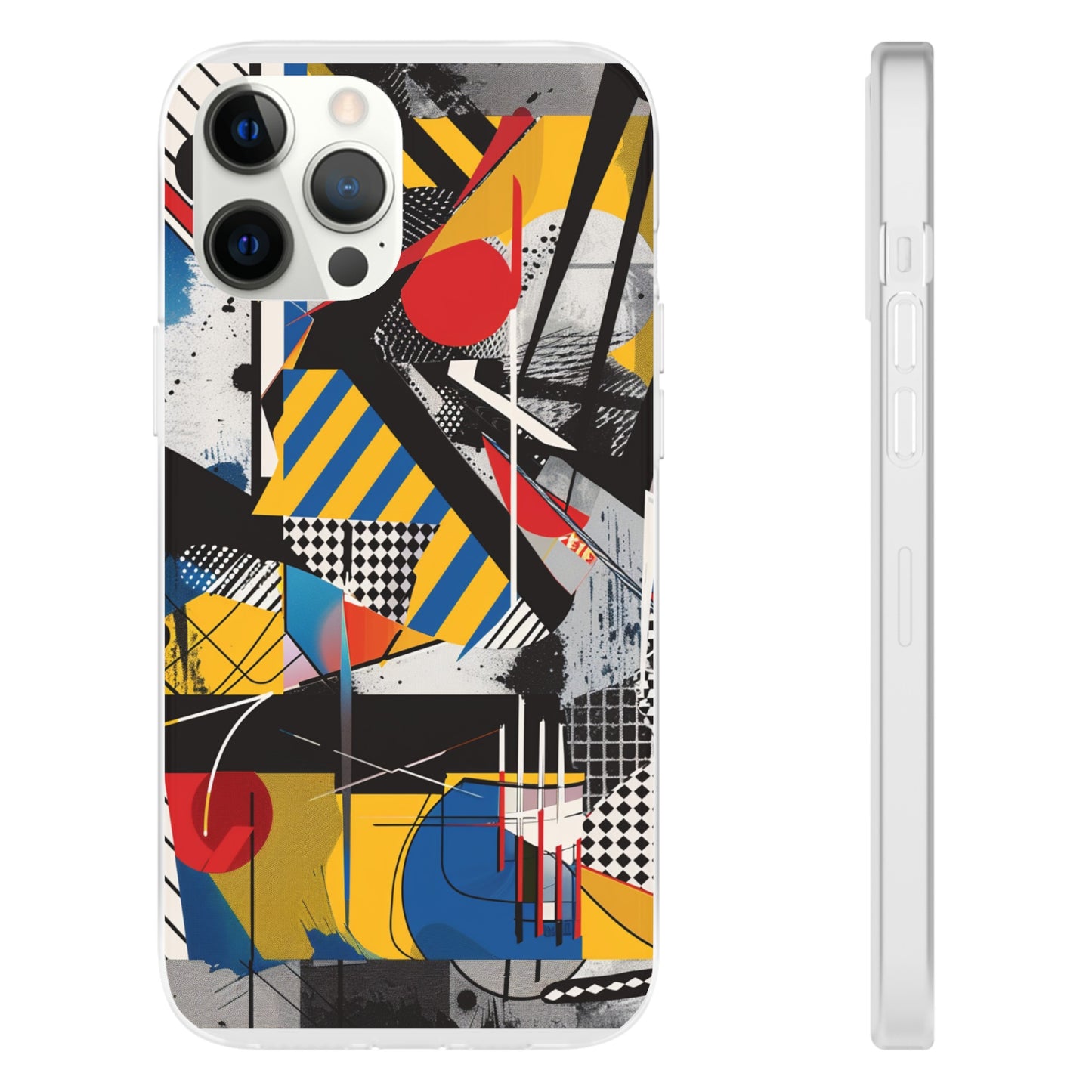 Vibrant Canvas: Cool Abstract Flexi Case