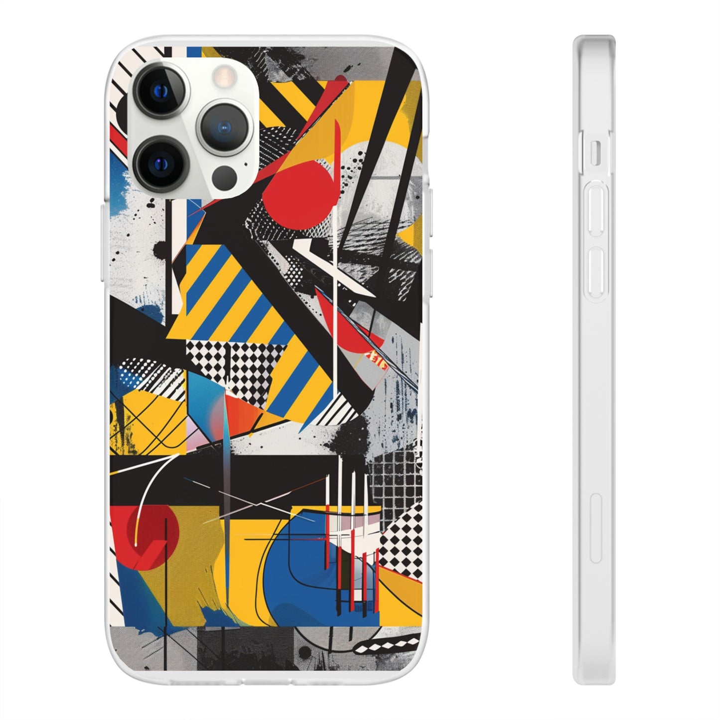 Vibrant Canvas: Cool Abstract Flexi Case