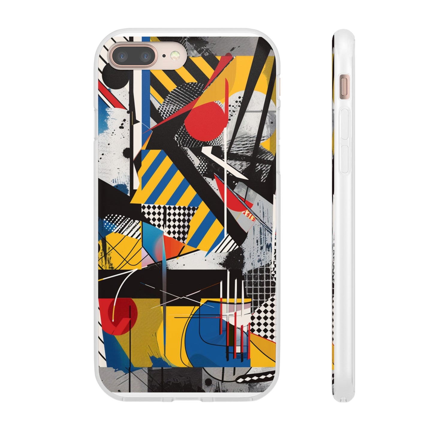 Vibrant Canvas: Cool Abstract Flexi Case