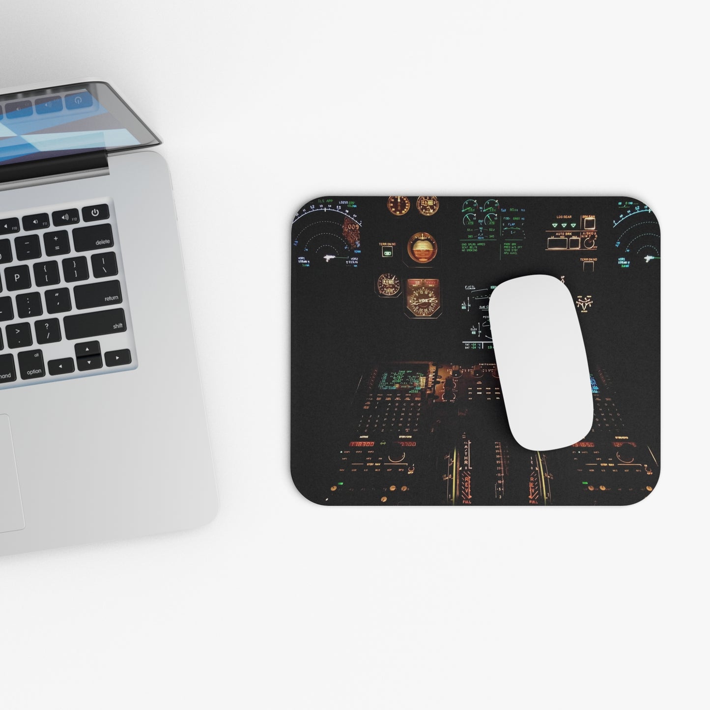 Cockpit Command: Aviation Mouse Pad