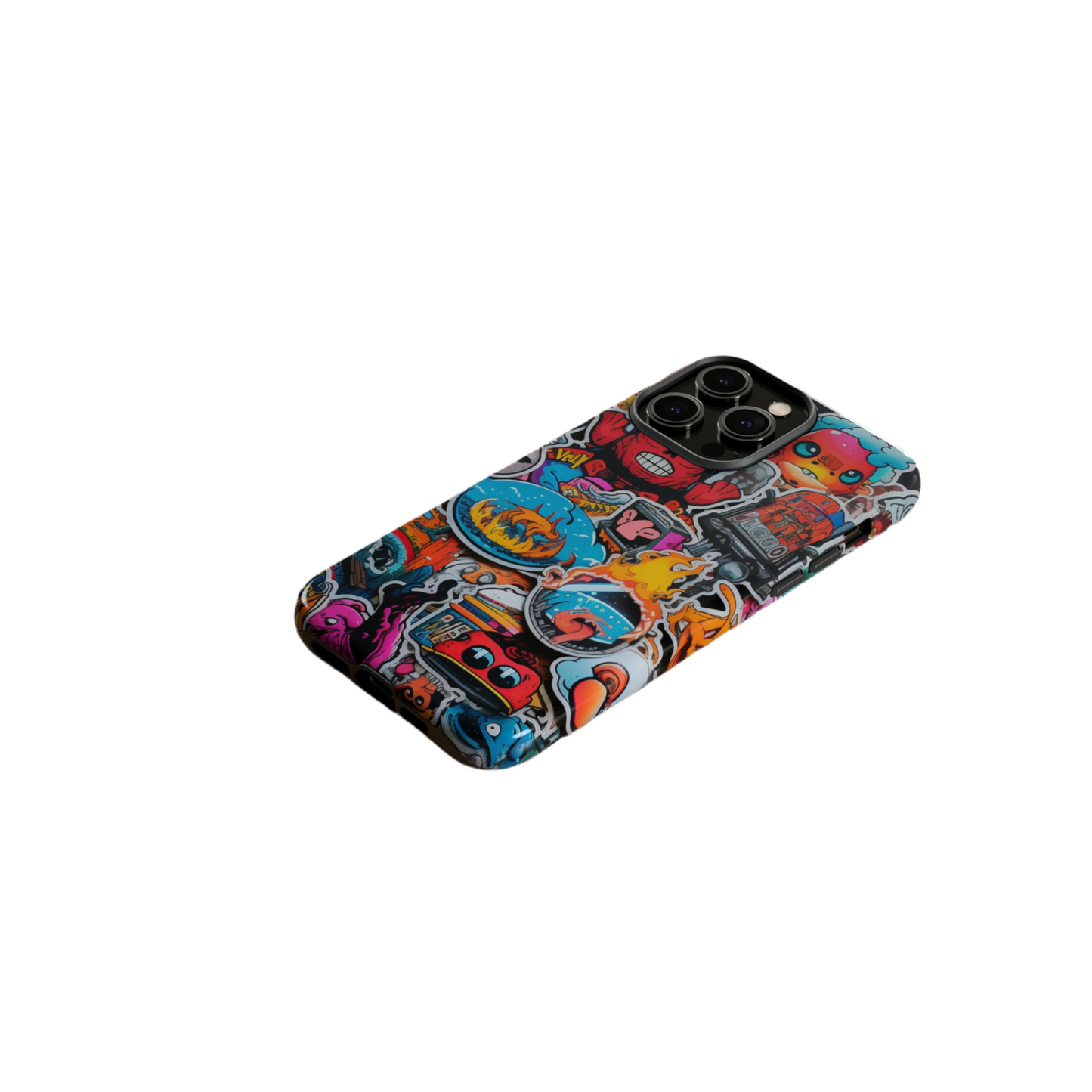 Urban Vibe: Bombastic Sticker Style 1 Tough Phone Case