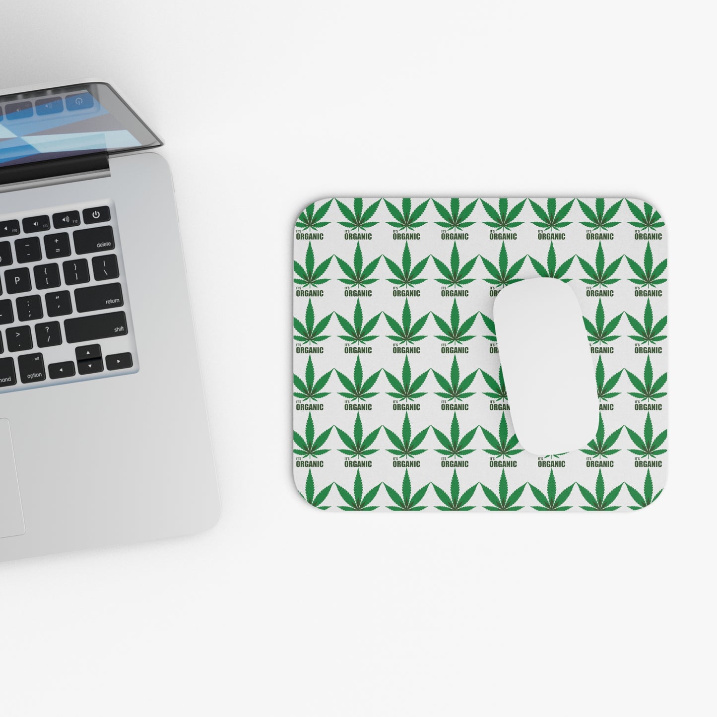 Herbal Haven: Weed-Inspired Mouse Pad