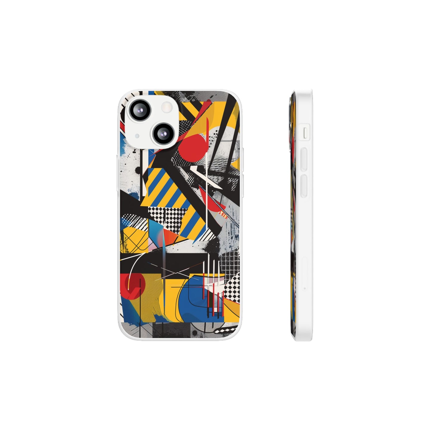 Vibrant Canvas: Cool Abstract Flexi Case