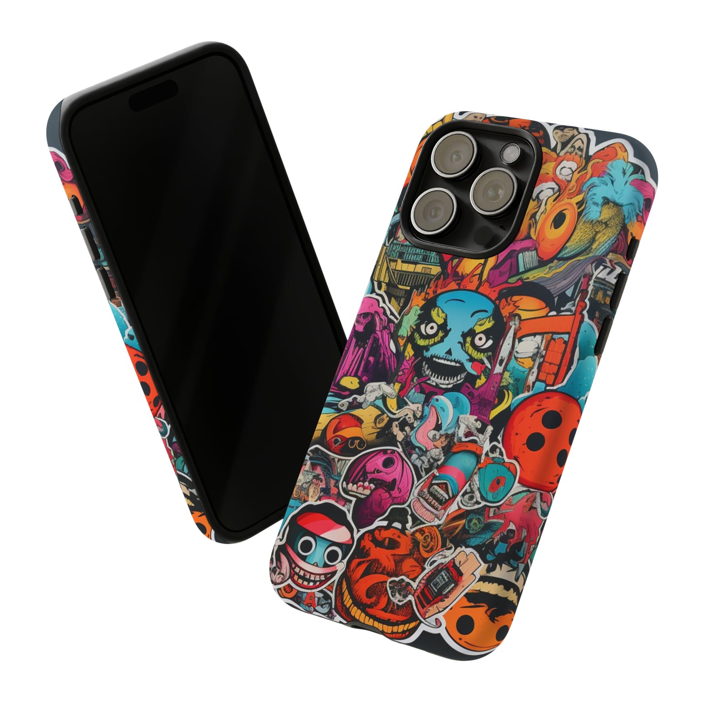 Urban Vibe: The Bombastic Sticker Style 2 Tough Phone Case