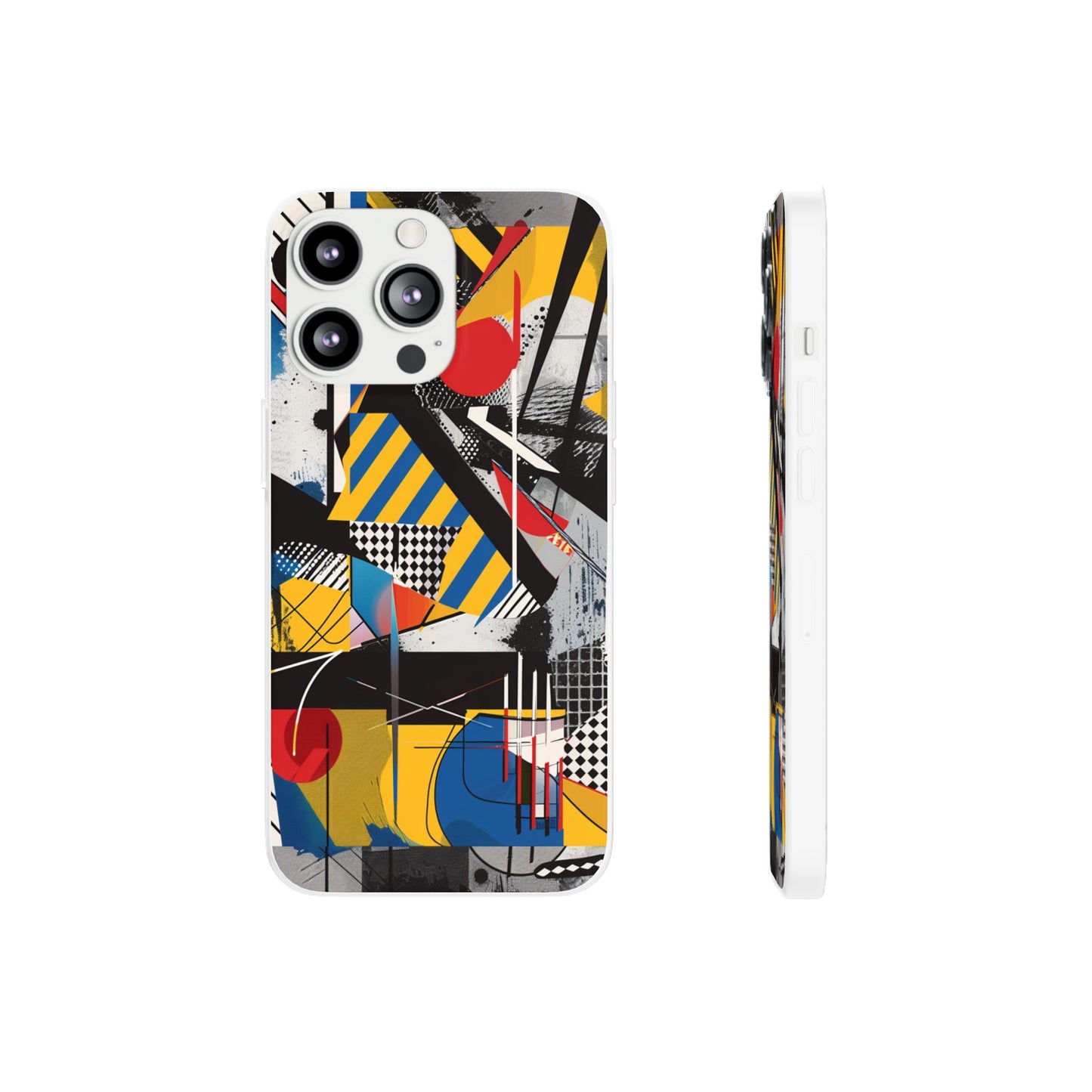 Vibrant Canvas: Cool Abstract Flexi Case