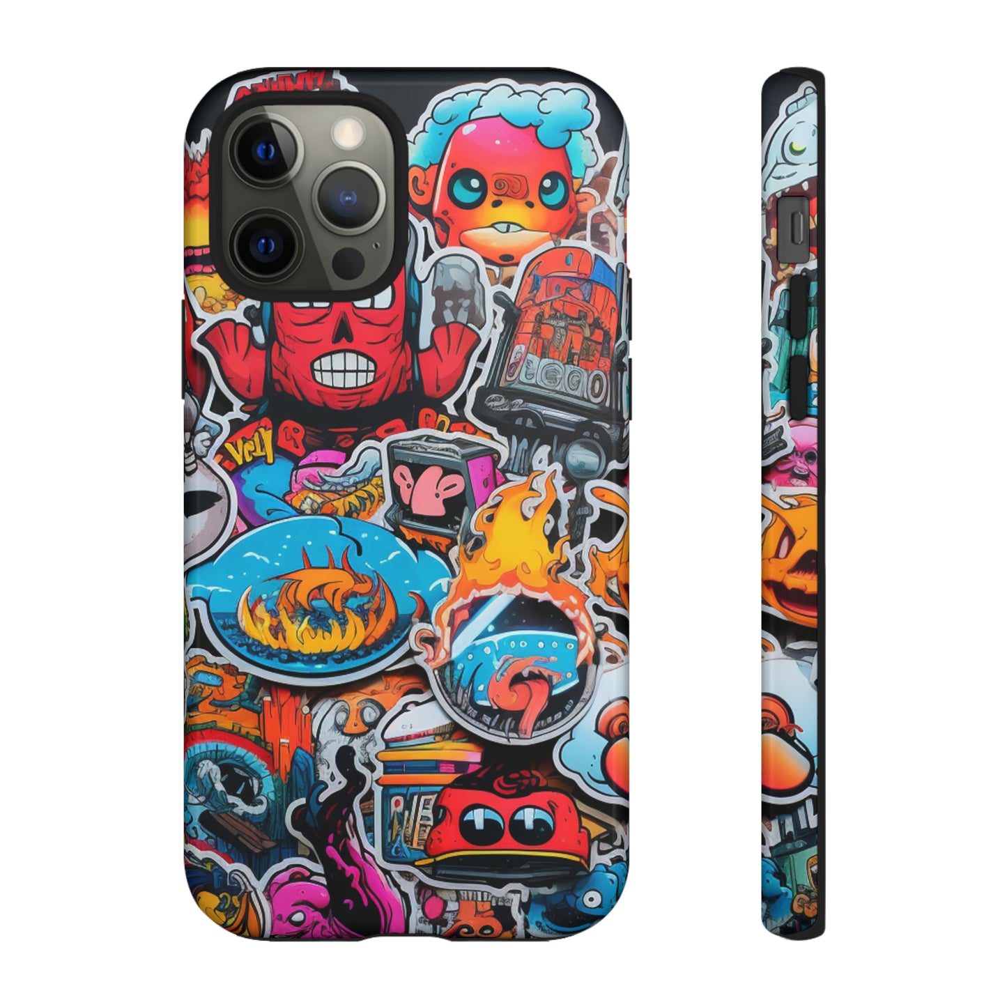 Urban Vibe: Bombastic Sticker Style 1 Tough Phone Case