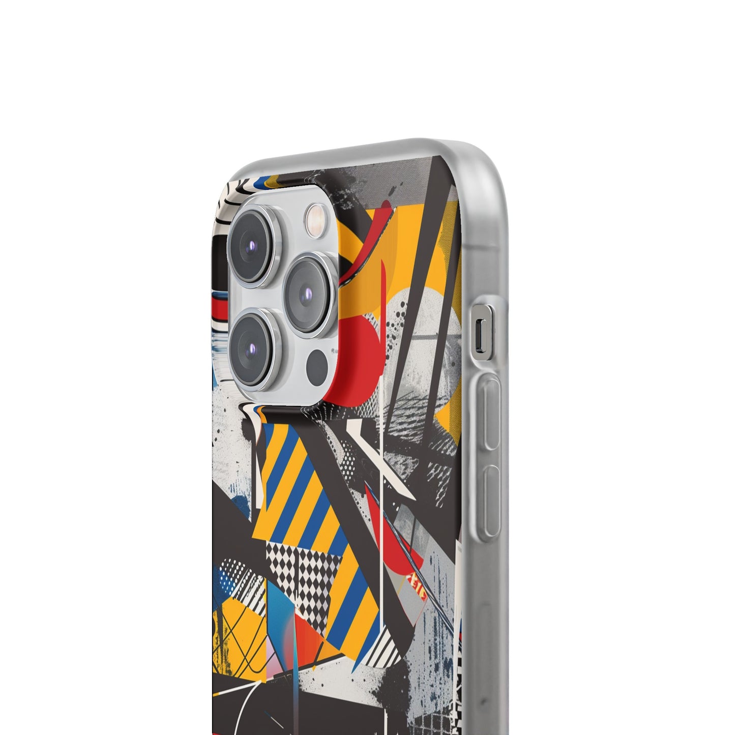 Vibrant Canvas: Cool Abstract Flexi Case