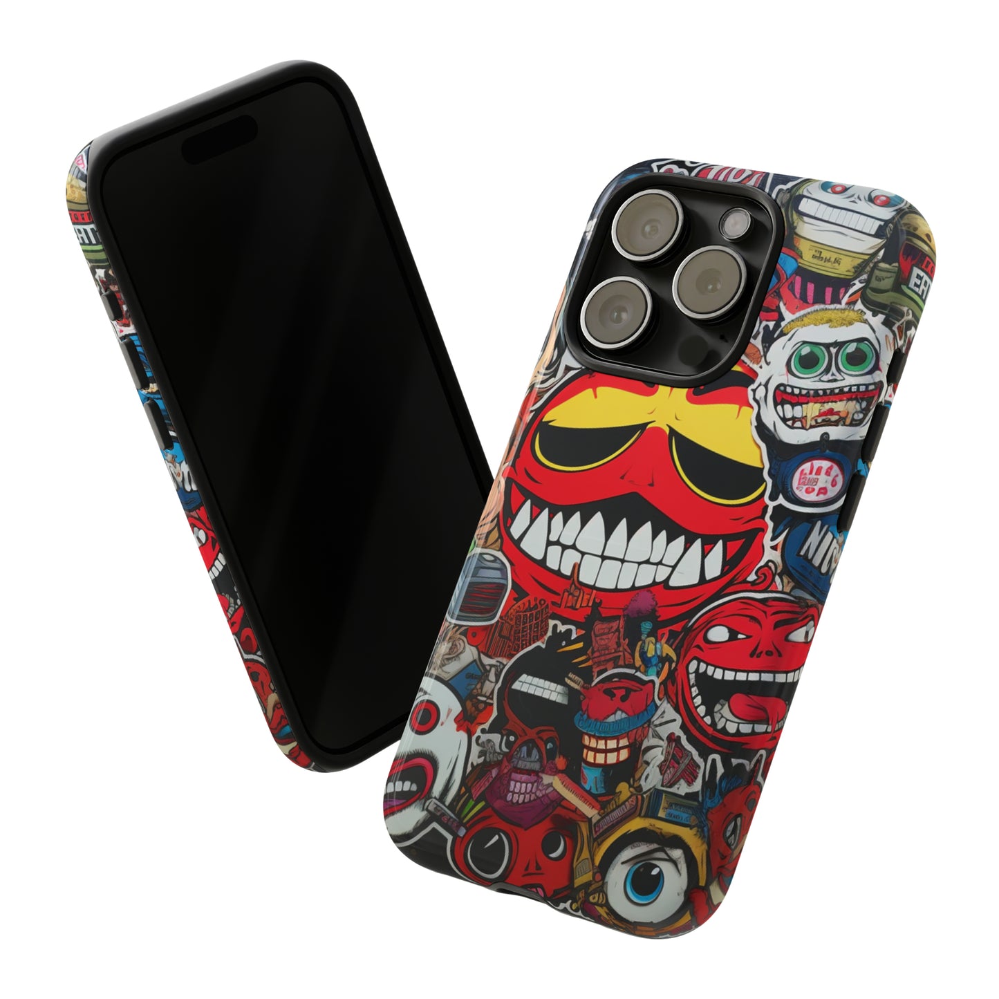 Urban Vibe: The Bombastic Sticker Style 5 Tough Phone Case