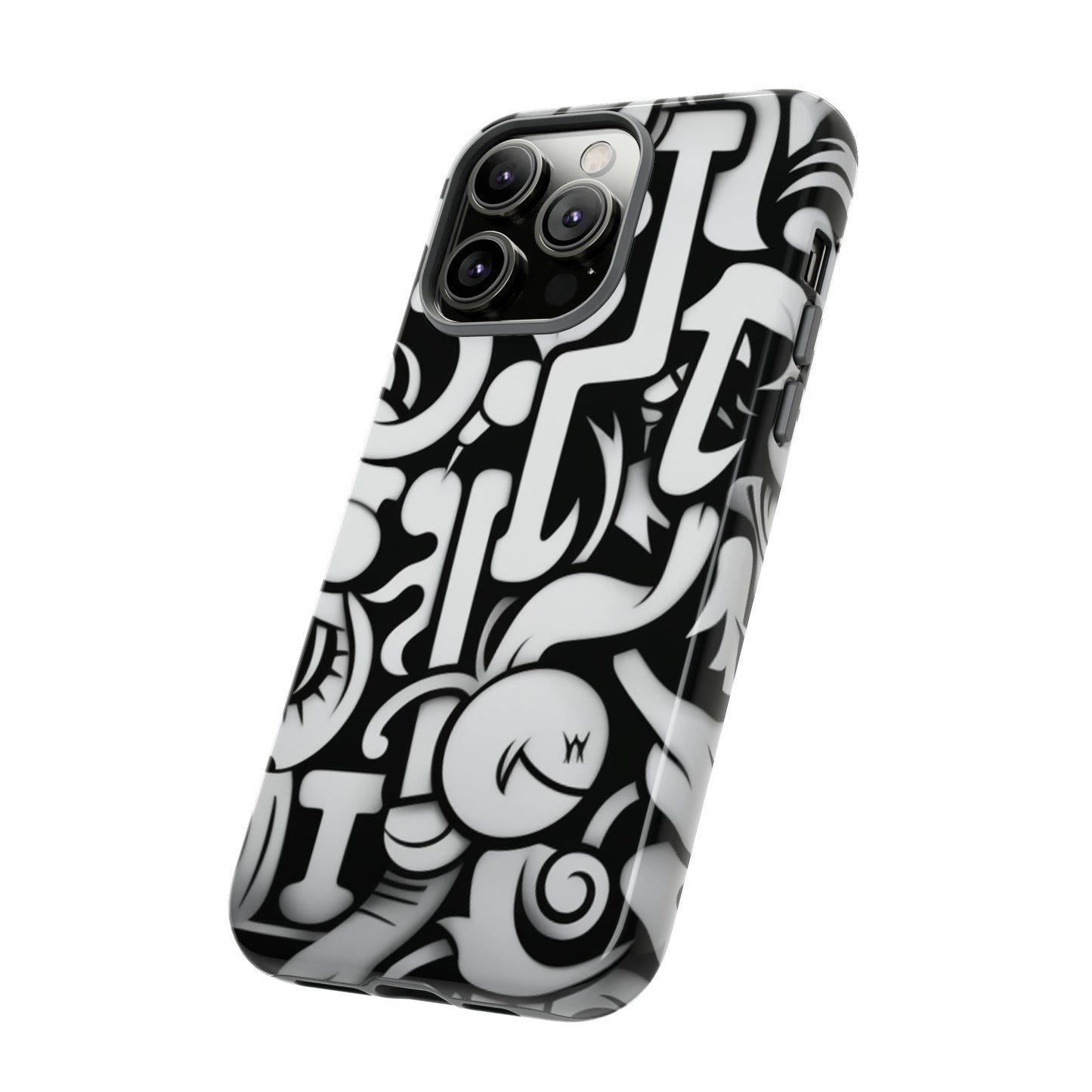 Monochrome Ensemble: Vignettes Smooth Surface Tough Phone Case