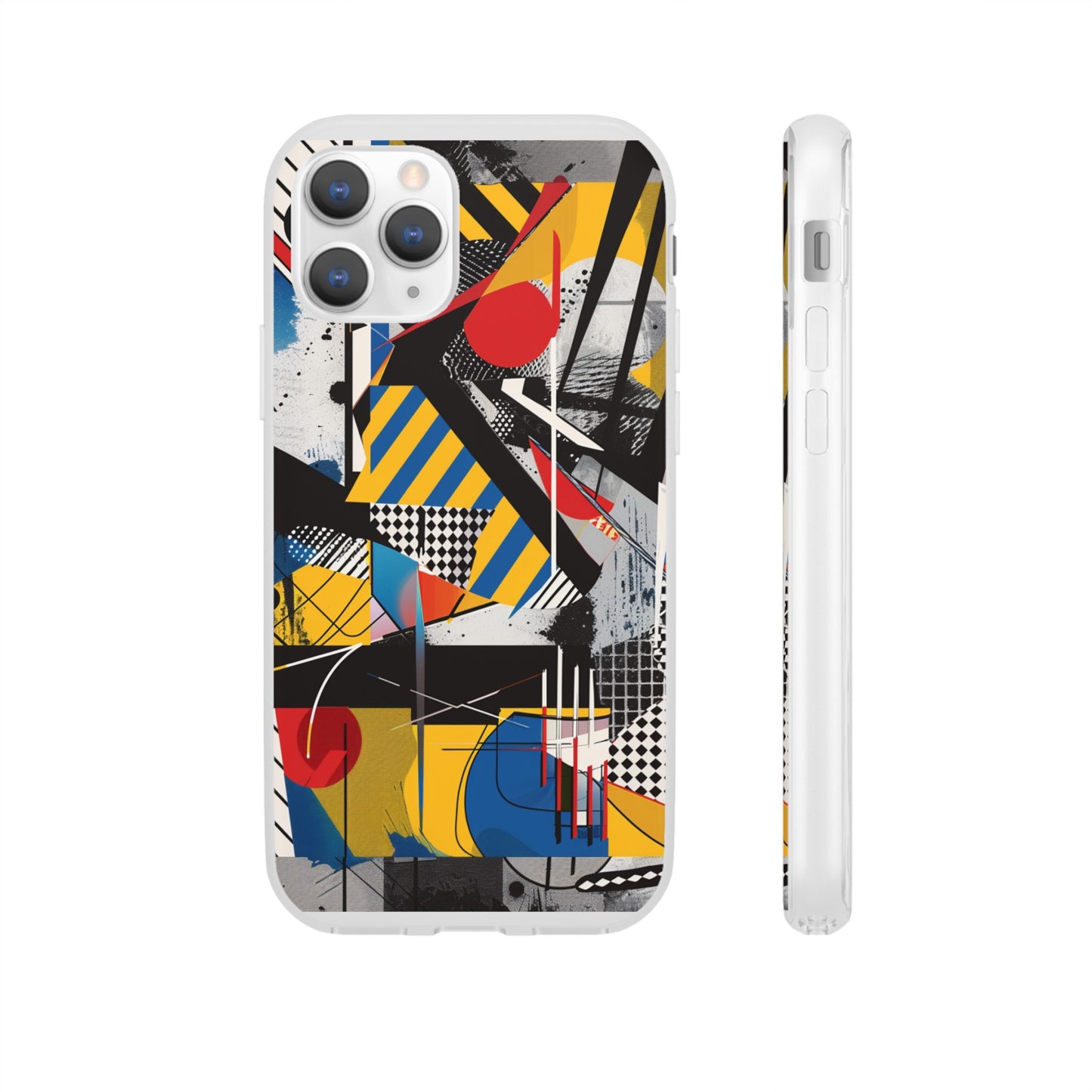 Vibrant Canvas: Cool Abstract Flexi Case