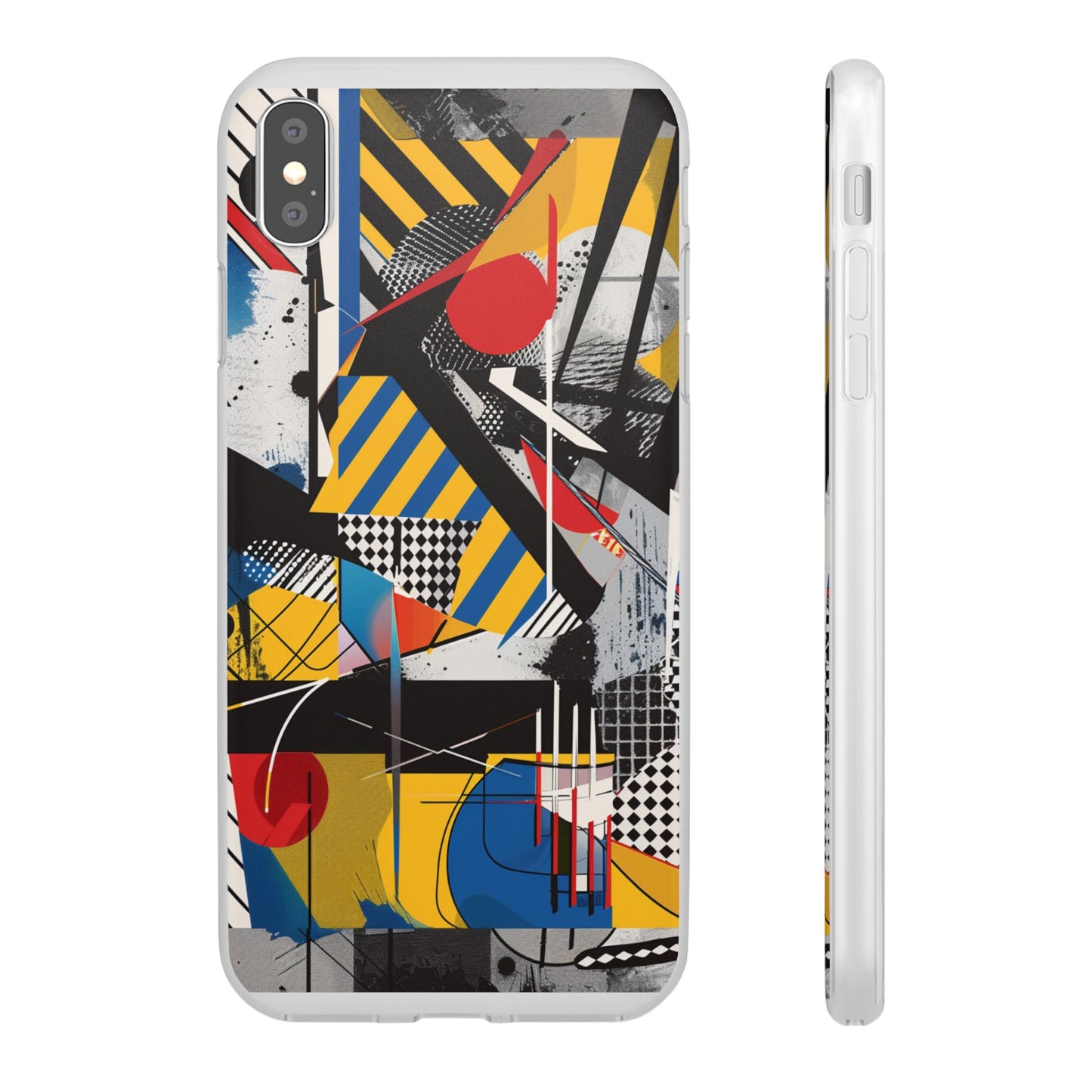 Vibrant Canvas: Cool Abstract Flexi Case