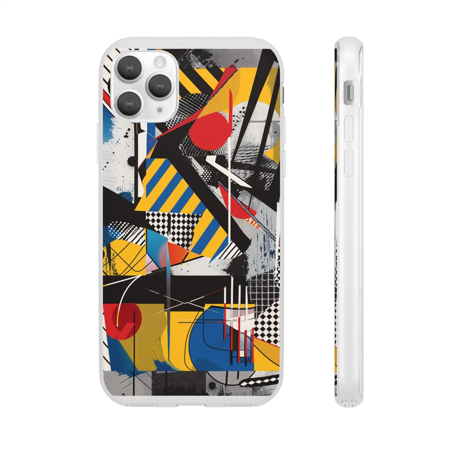 Vibrant Canvas: Cool Abstract Flexi Case