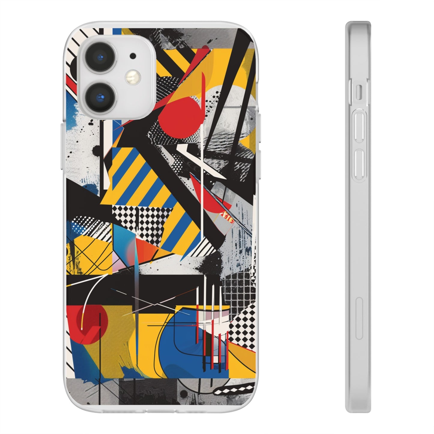 Vibrant Canvas: Cool Abstract Flexi Case