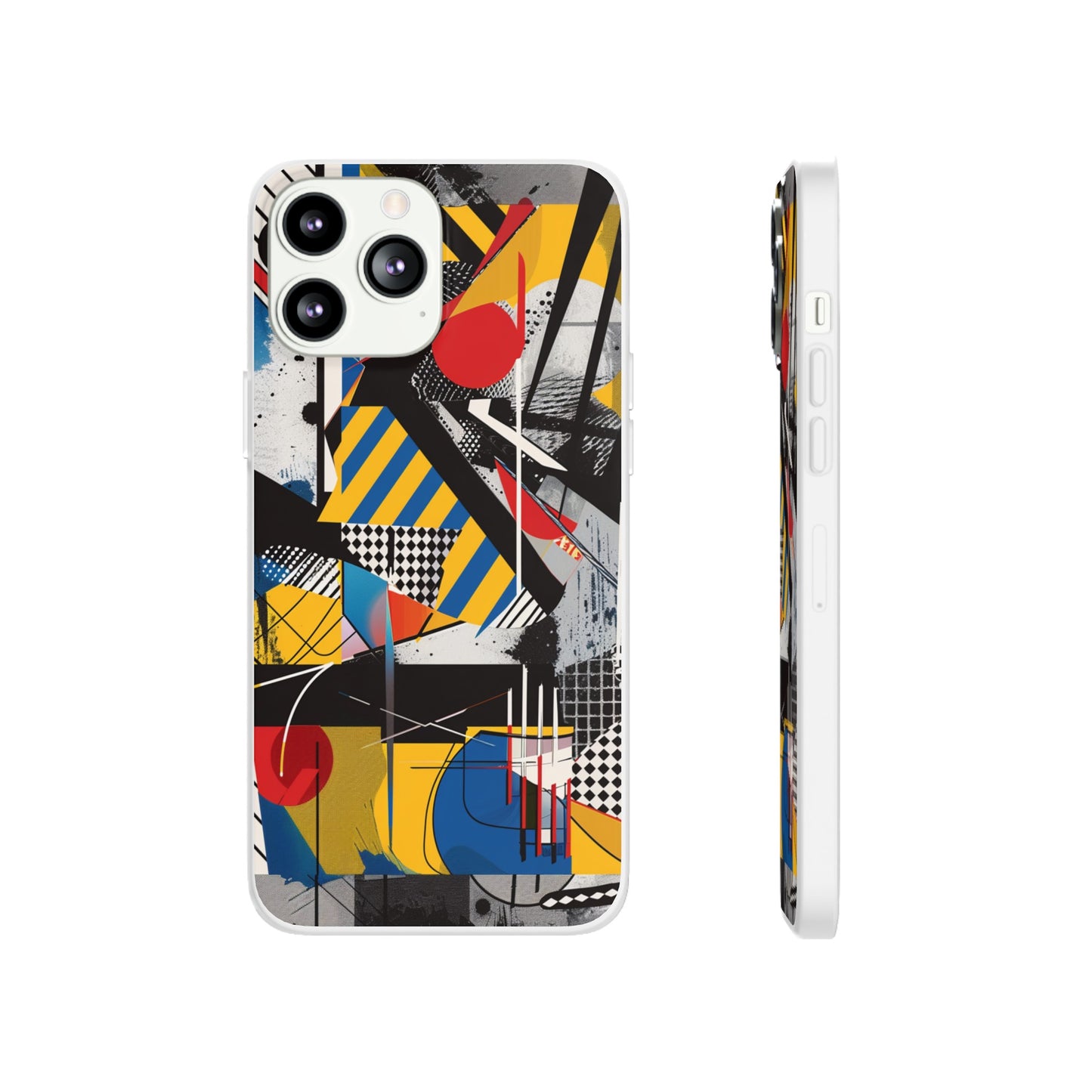 Vibrant Canvas: Cool Abstract Flexi Case