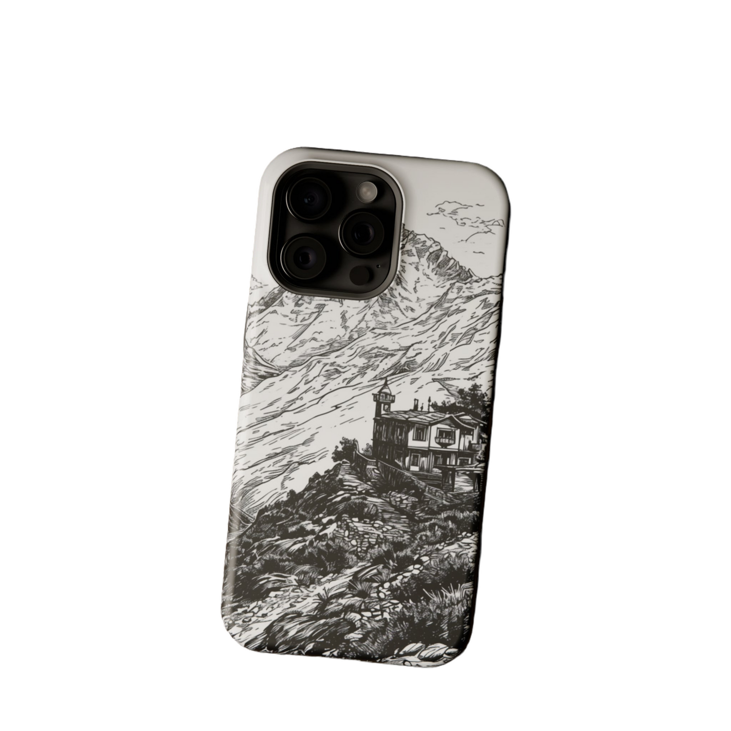 India Ink Line Art Alpine MagSafe Tough Case