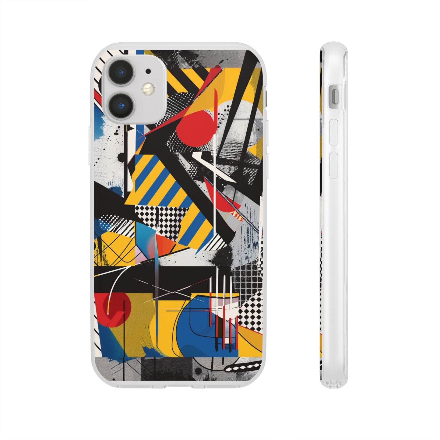 Vibrant Canvas: Cool Abstract Flexi Case