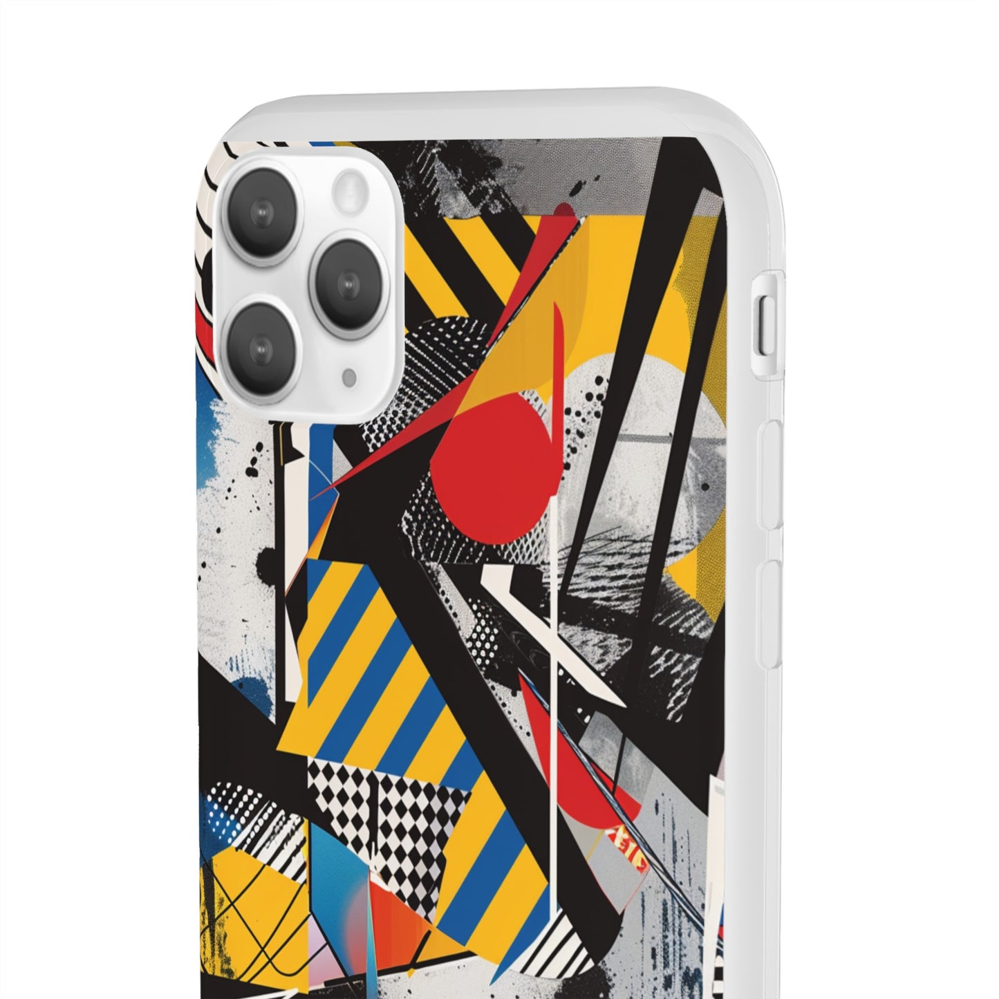 Vibrant Canvas: Cool Abstract Flexi Case