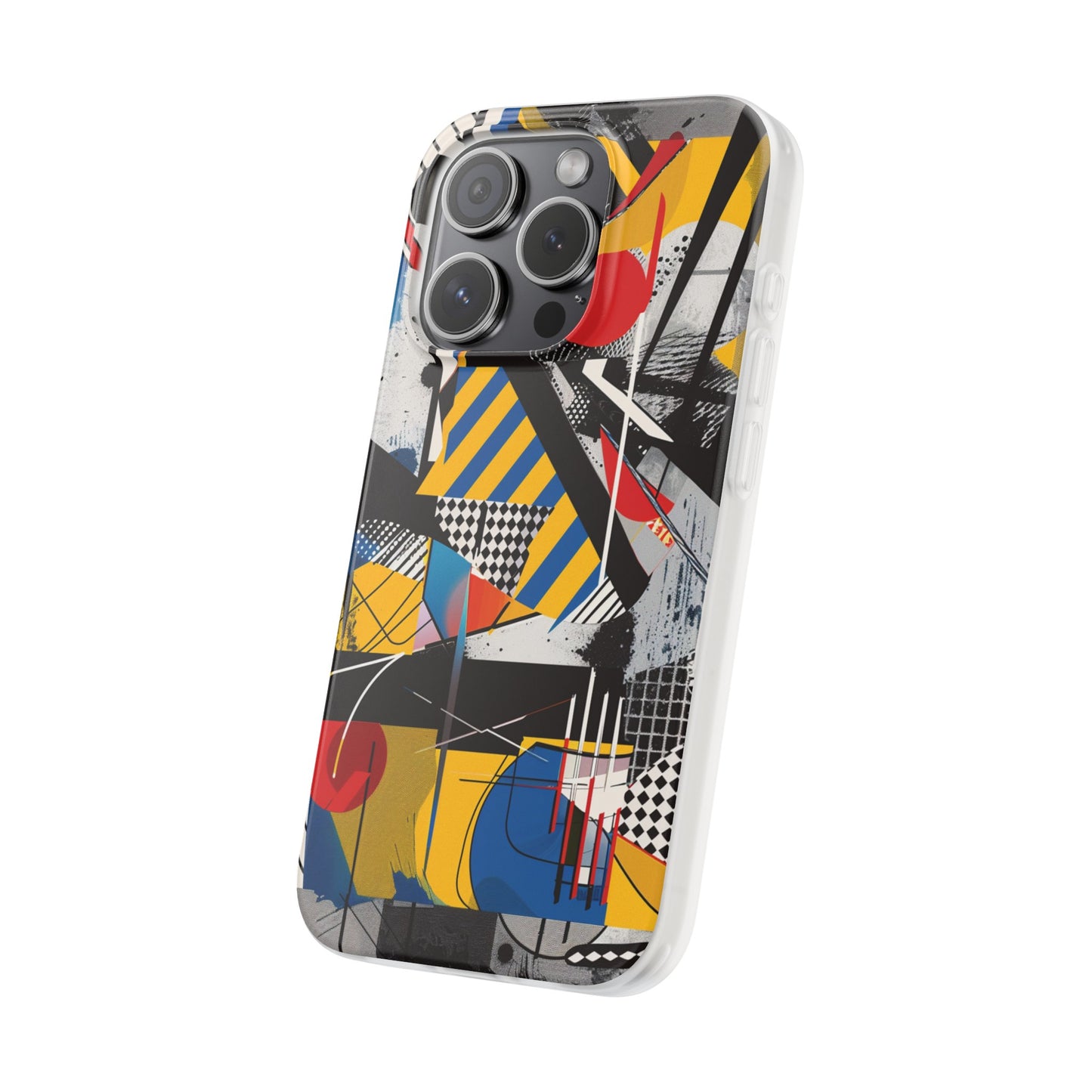 Vibrant Canvas: Cool Abstract Flexi Case