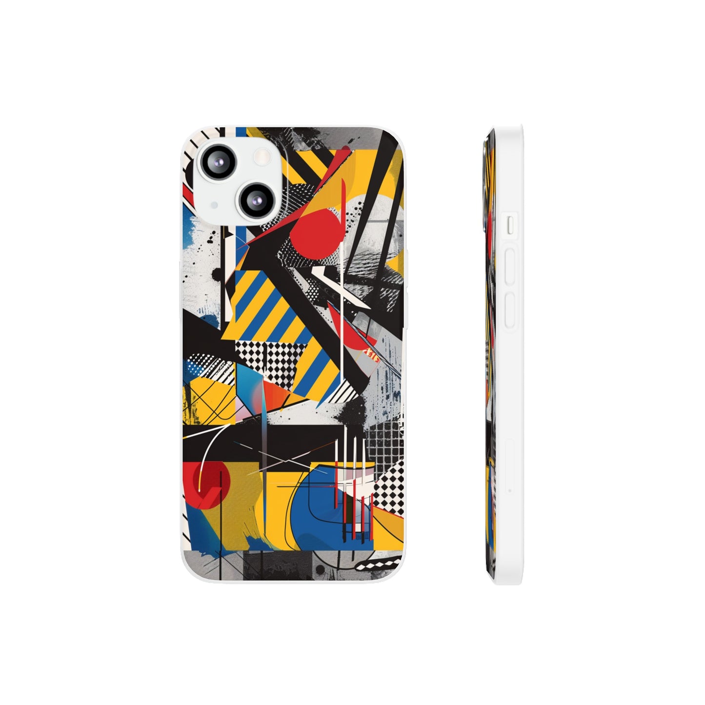 Vibrant Canvas: Cool Abstract Flexi Case