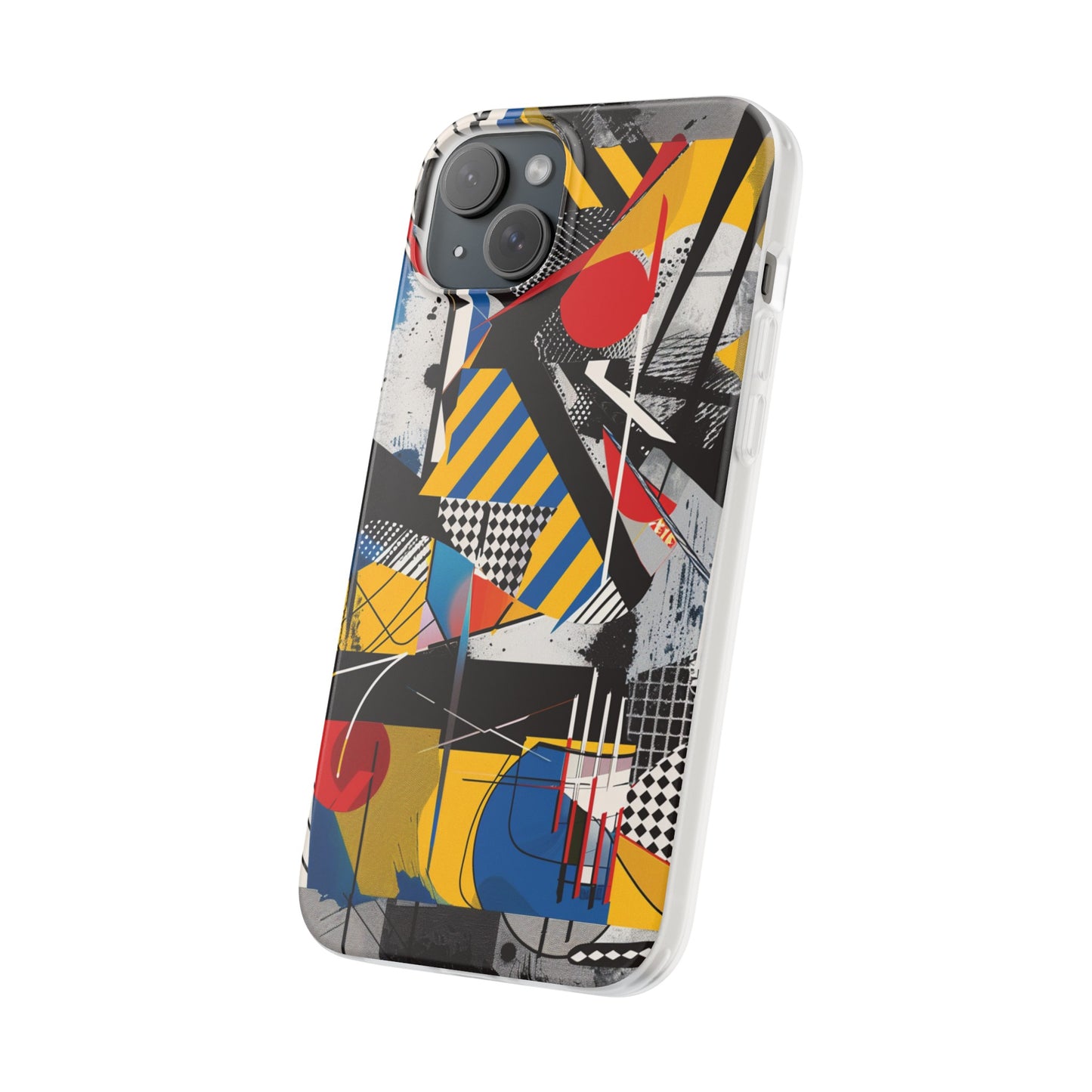 Vibrant Canvas: Cool Abstract Flexi Case